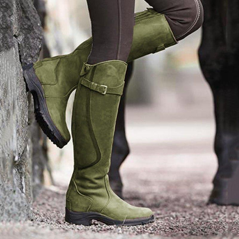 Vivienne | Kniehohe Stiefel mit Eleganter Schnalle und Bequemem Innenfutter für Damen