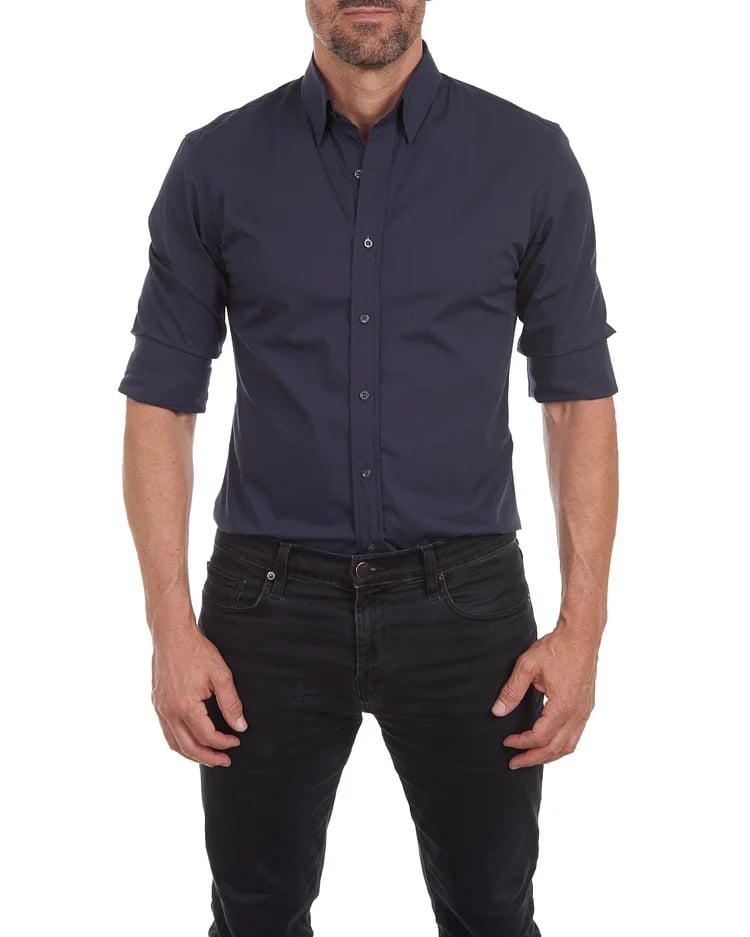 Oscar - STRETCH ZIP SHIRT (Hemd)