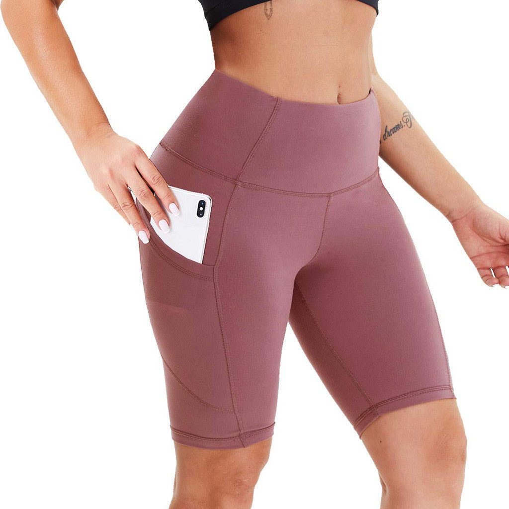 Zola | Doppelte Seitentasche Tight Yoga Shorts