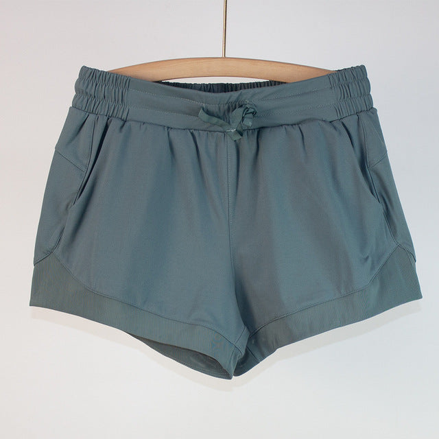 Zayla | Mesh-Patchwork-Yoga-Shorts