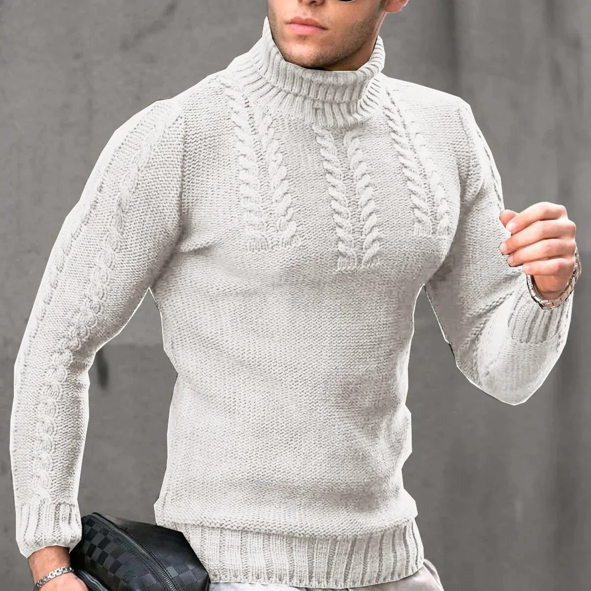 Bernard - Herren-Rollkragenpullover