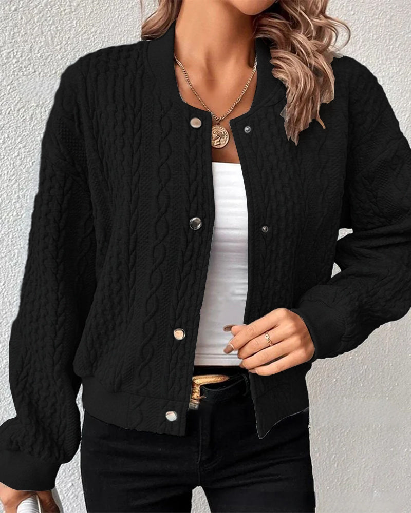 Kasey - Strickjacke mit Knöpfen