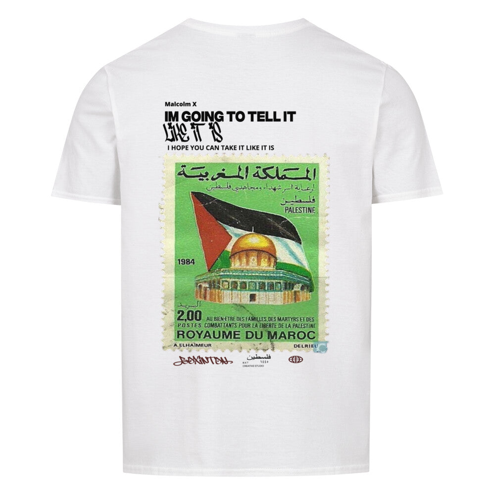 MALCOLM X PALESTINA Hemd