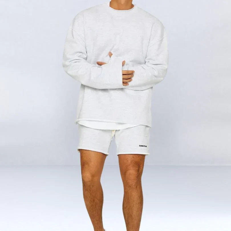 Morris - Herren-Set aus bequemem Sweatshirt und Shorts