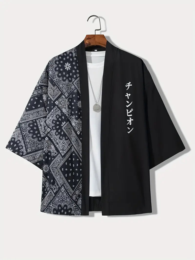 Clayton - Lässiges Locker sitzendes Kimono-Stil Hemd für Männer