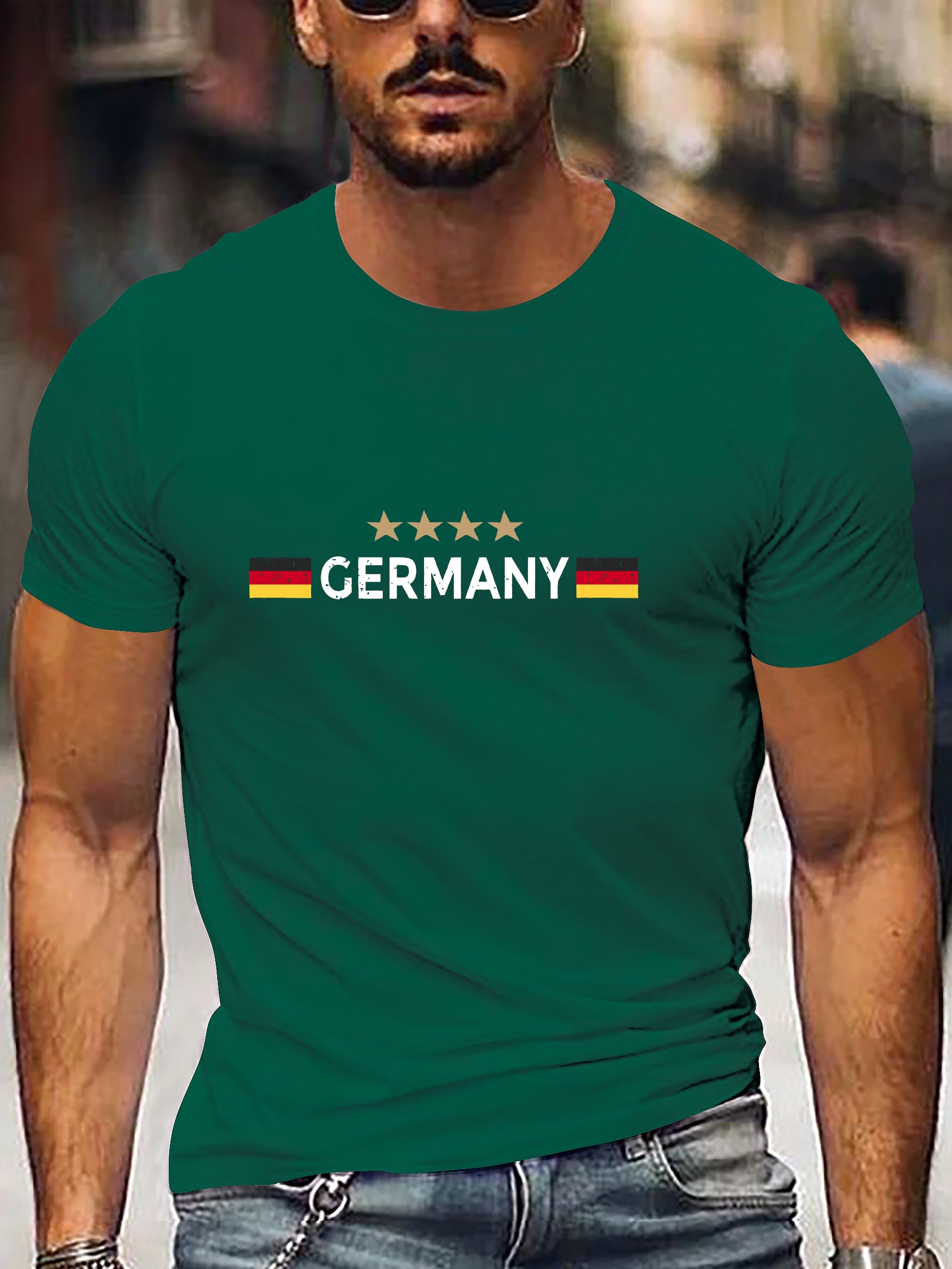 Luka - t-shirt mit deutscher flagge