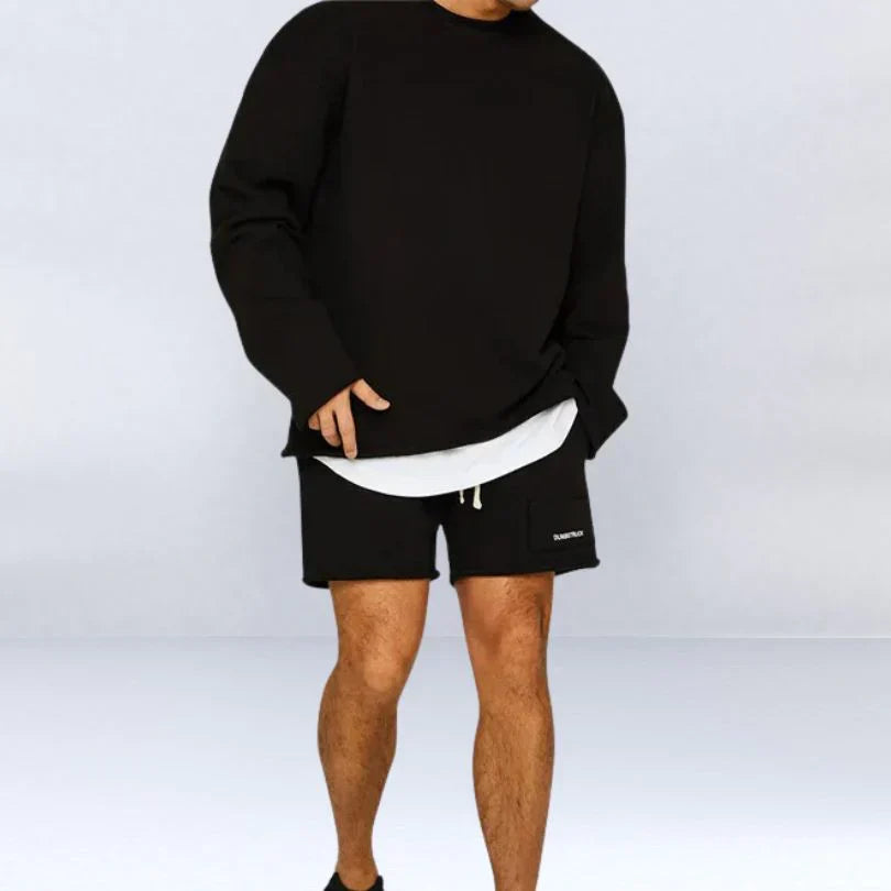 Morris - Herren-Set aus bequemem Sweatshirt und Shorts