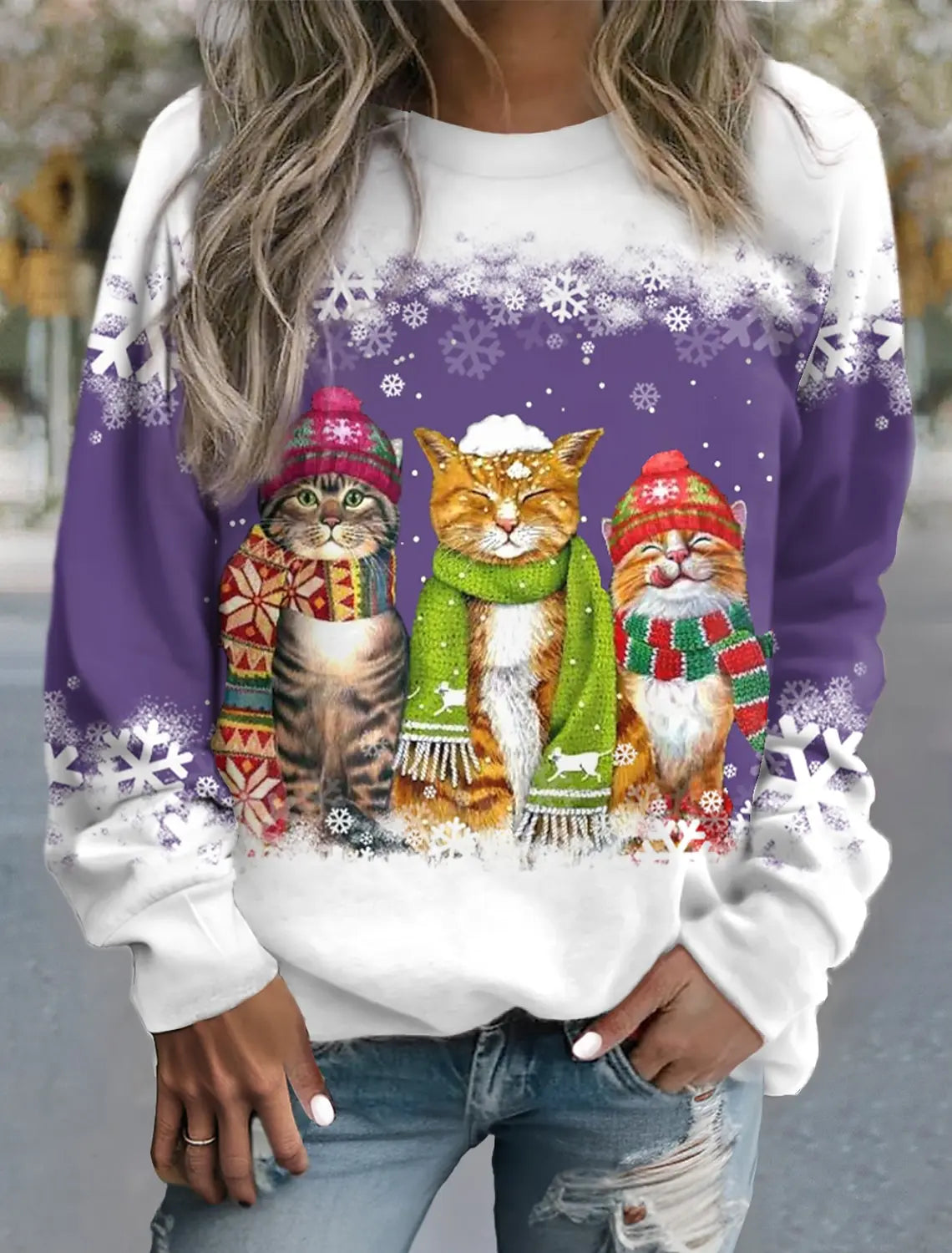 Arleth - Pullover mit Weihnachtsmotiv