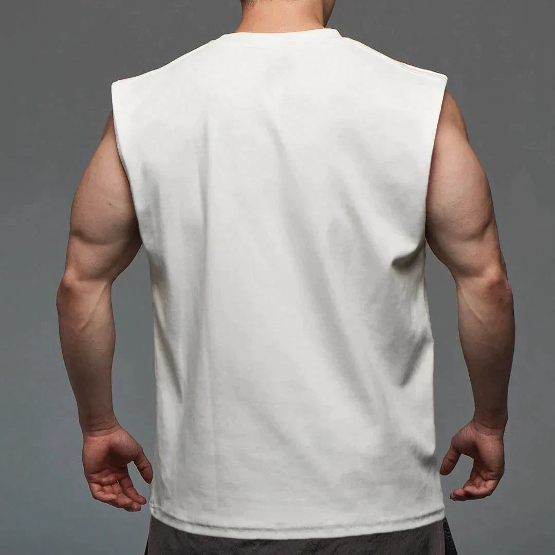 Basic Herren-Tanktop mit Rundhalsausschnitt