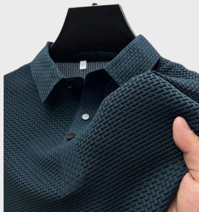 Andrew - Kurzärmeliges Herren Poloshirt aus Seide