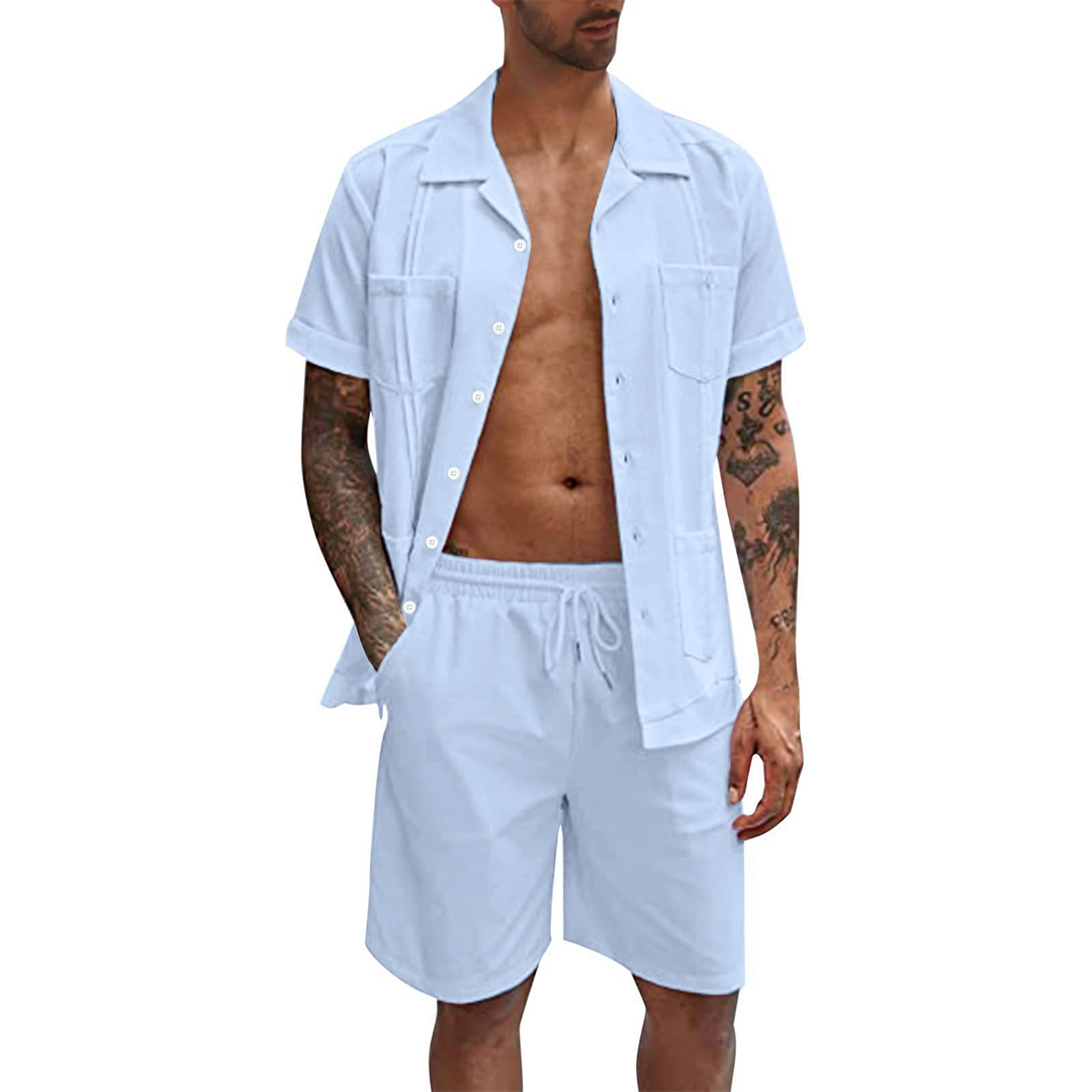 LANDON - Stilvolles Hemd und Shorts Set