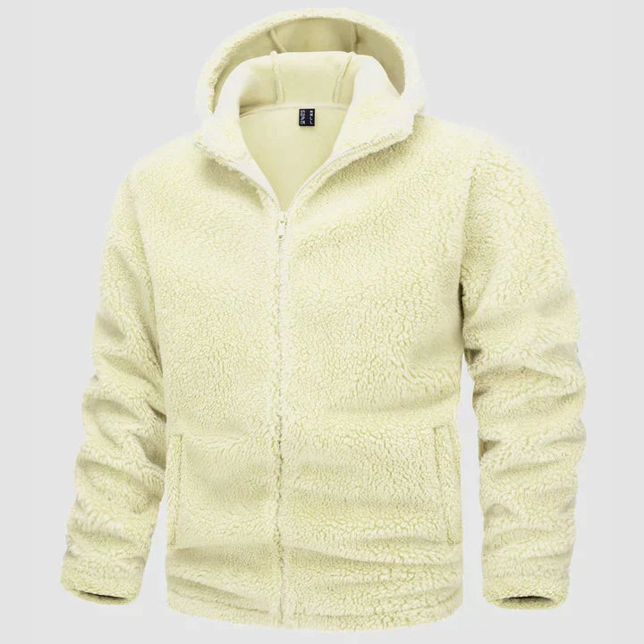 Wilde - Fleece Kapuzenjacke für Männer im Winter