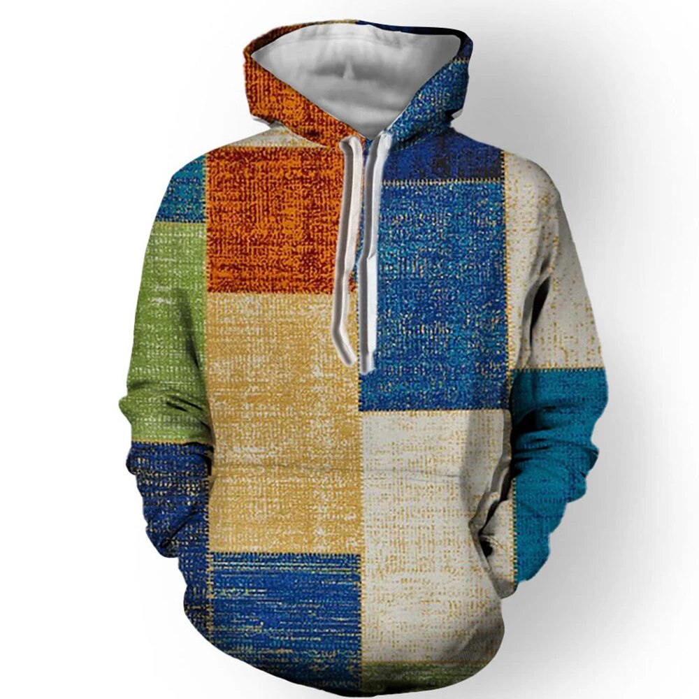 Benedict - Herren-Kapuzenpullover mit Patch-Muster