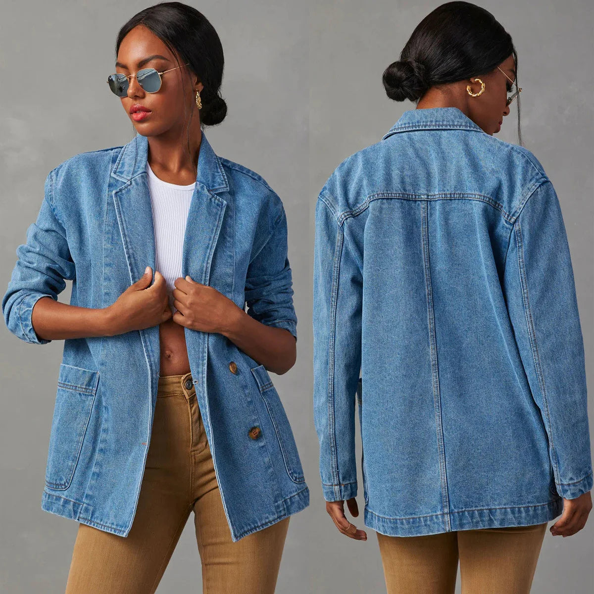 YARA | Moderner Denim-Blazer