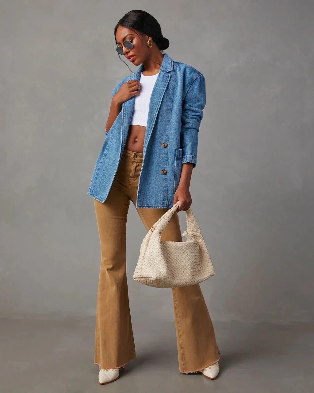 YARA | Moderner Denim-Blazer