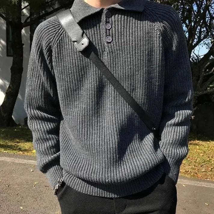 Alfredo - Winter-Polo-Strickpullover