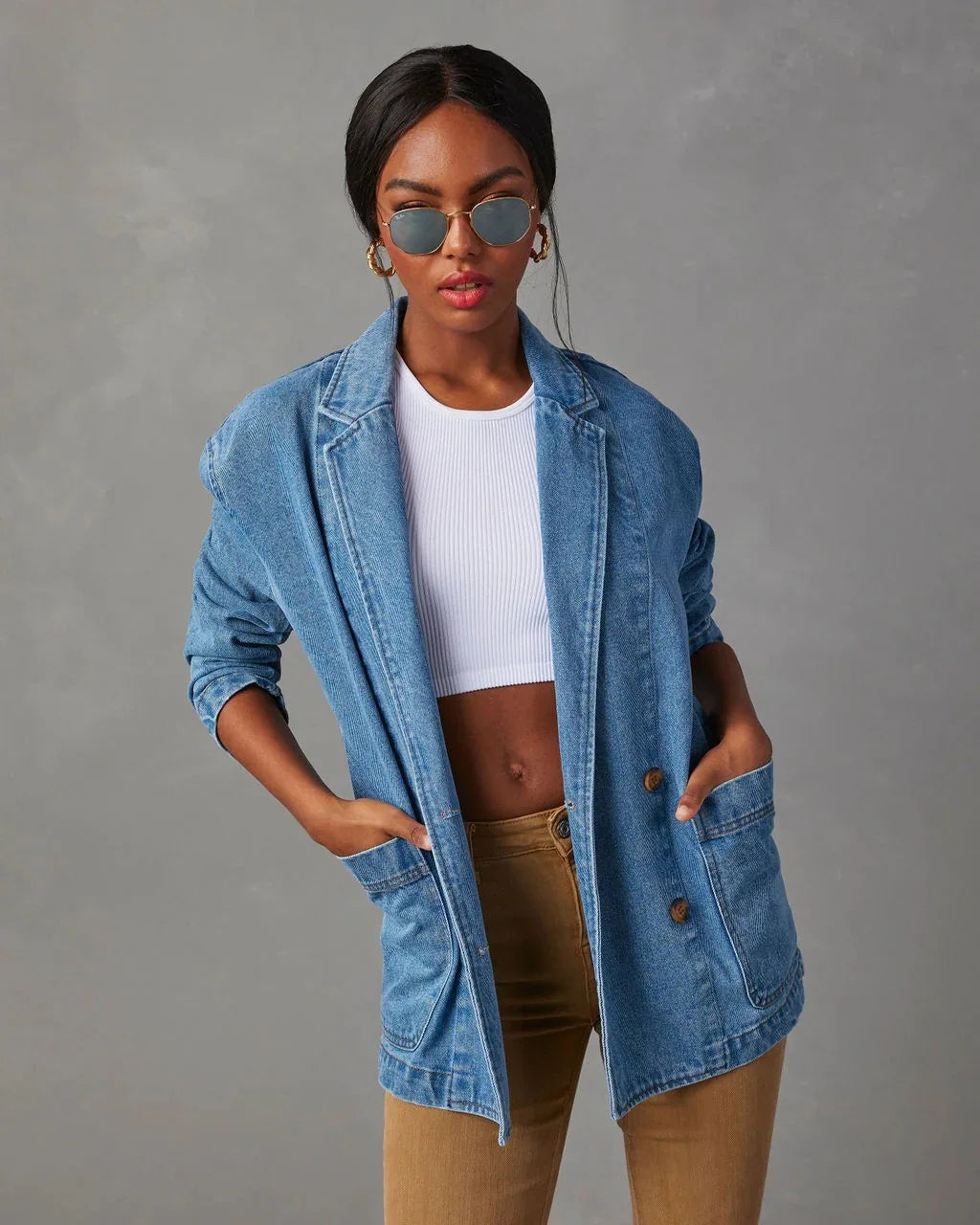 YARA | Moderner Denim-Blazer