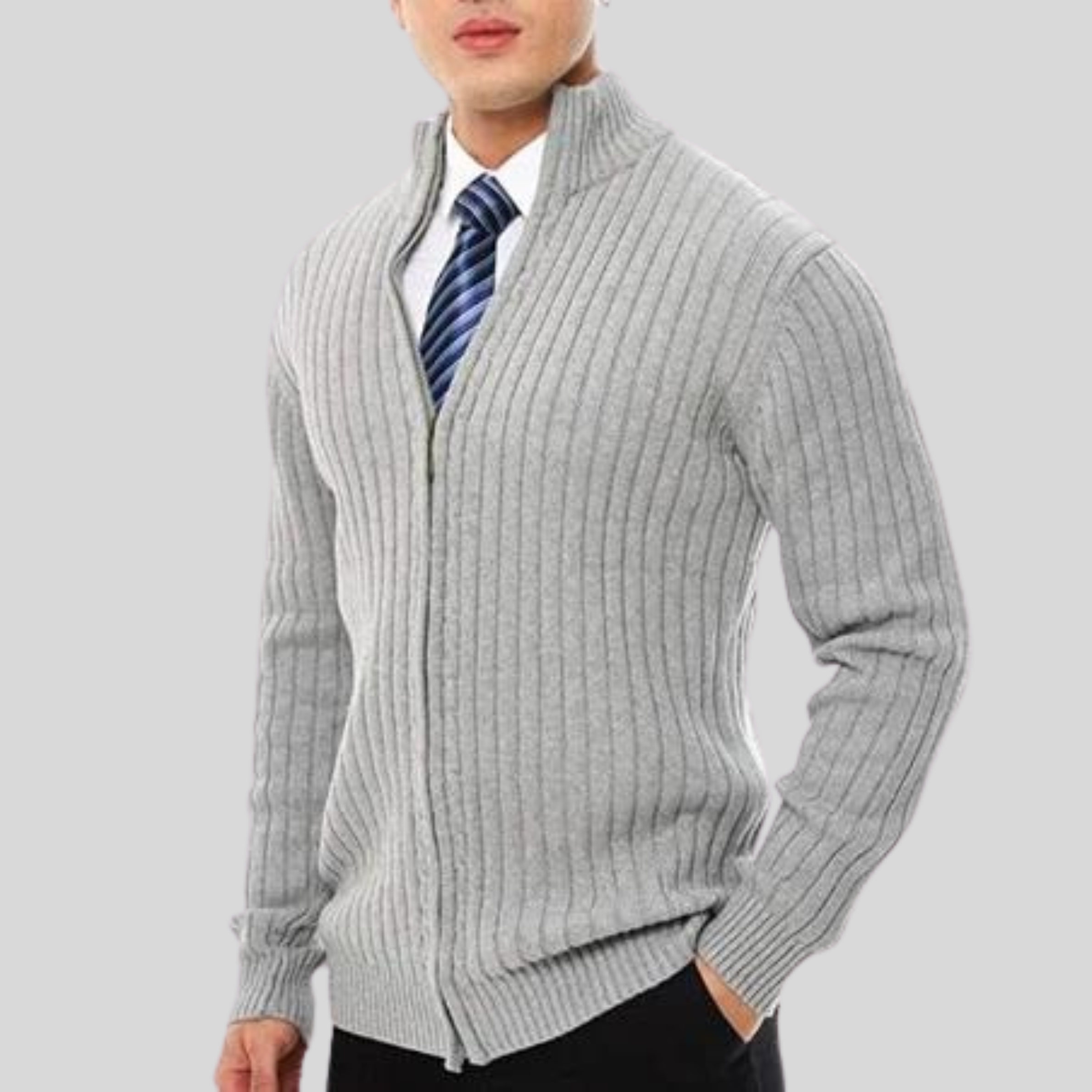 Theodore - Hochwertige Strickjacke