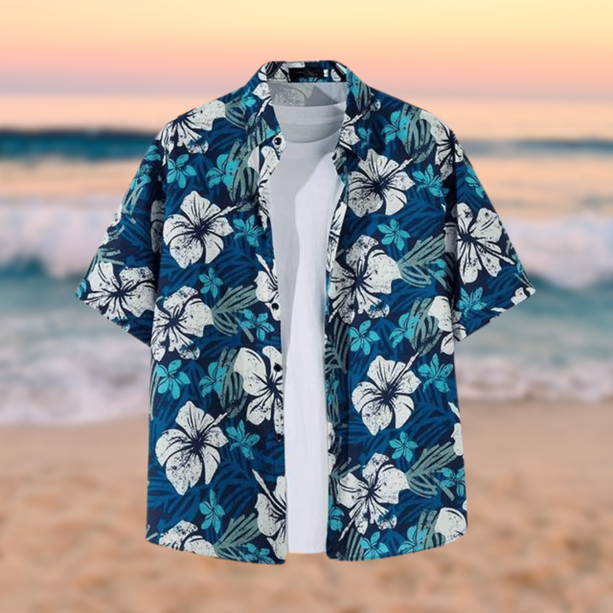 Ethan - Hemd mit Hawaii-Print