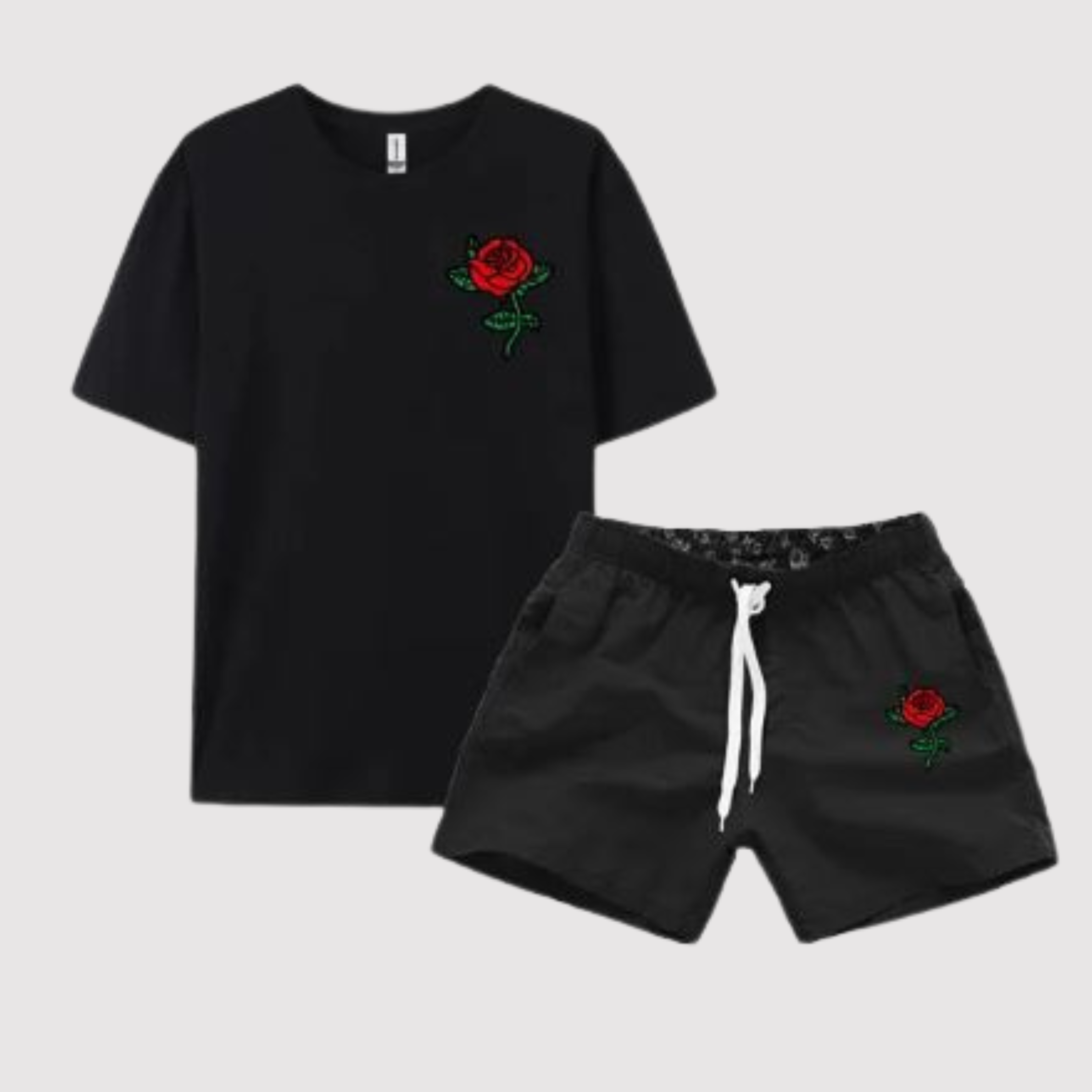 Jandy - Zweiteiliges Set aus trendigen Shorts und T-Shirts für Männer