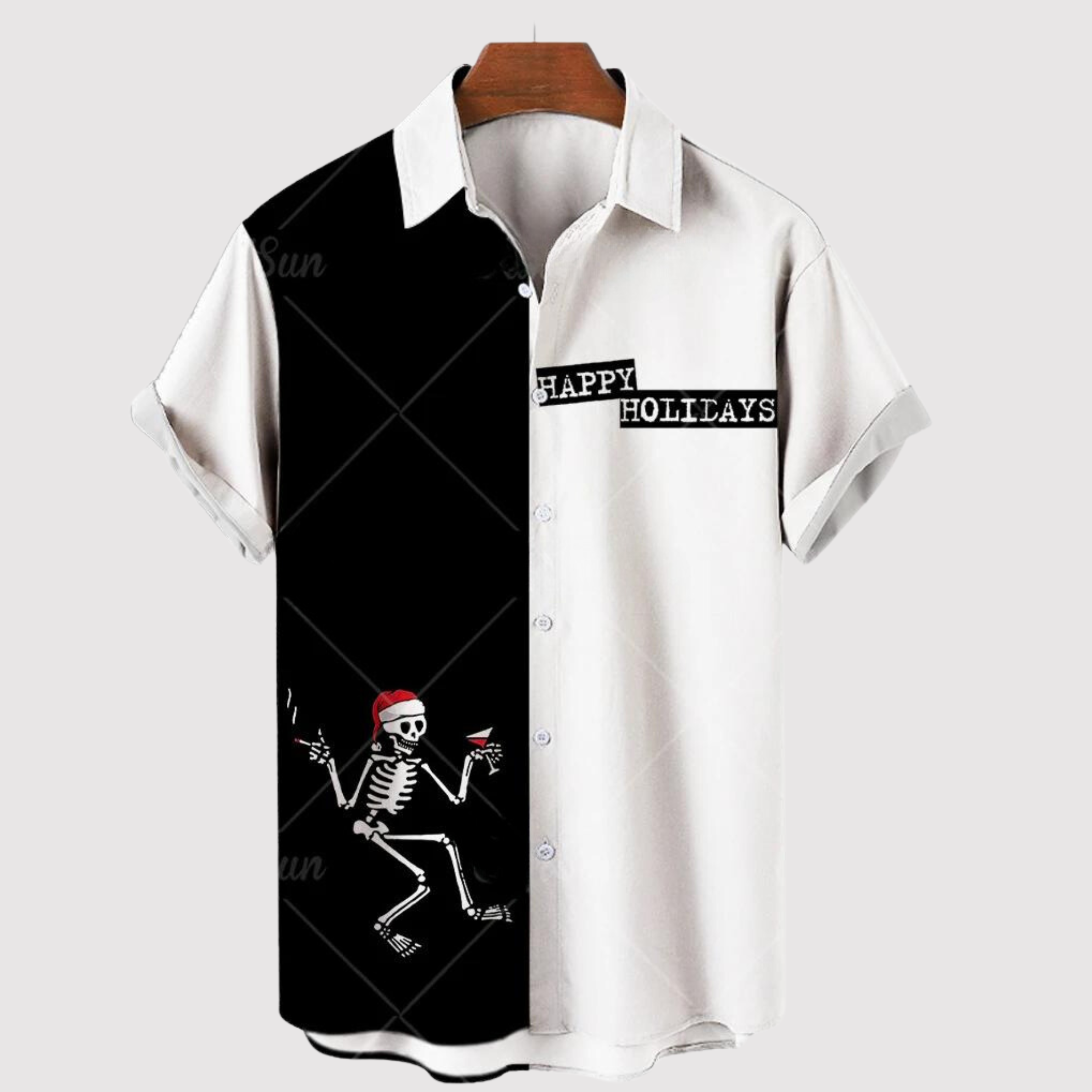 Gregory - Lässiges Kurzarmshirt mit Totenkopf-Design