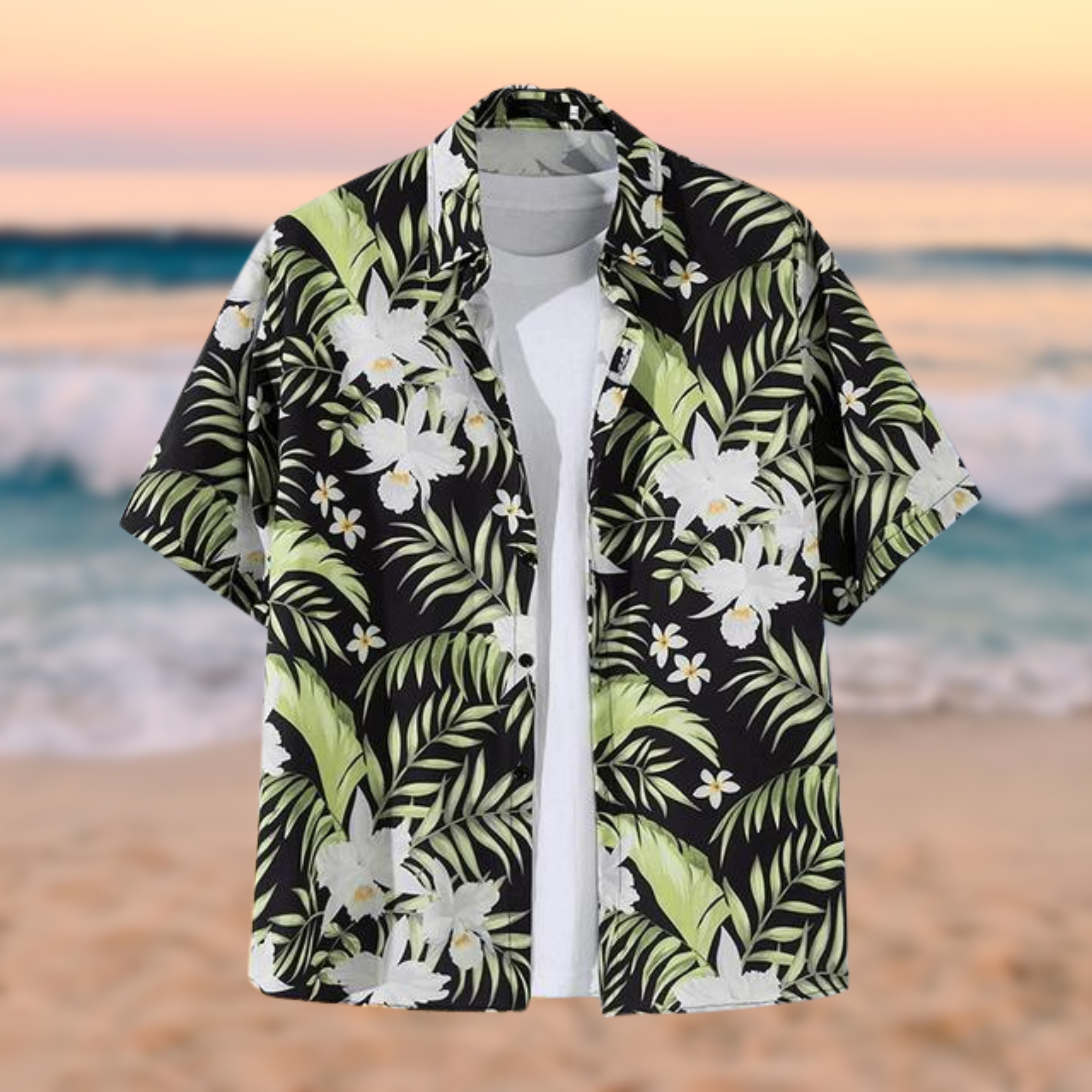 Ethan - Hemd mit Hawaii-Print