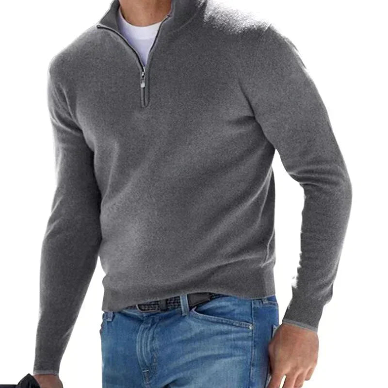 Ralph polo - stylischer zipper-pullover für herren