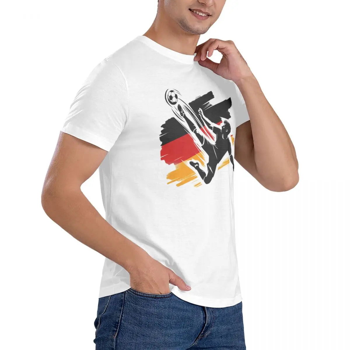 Neuer - t-shirt mit deutscher flagge