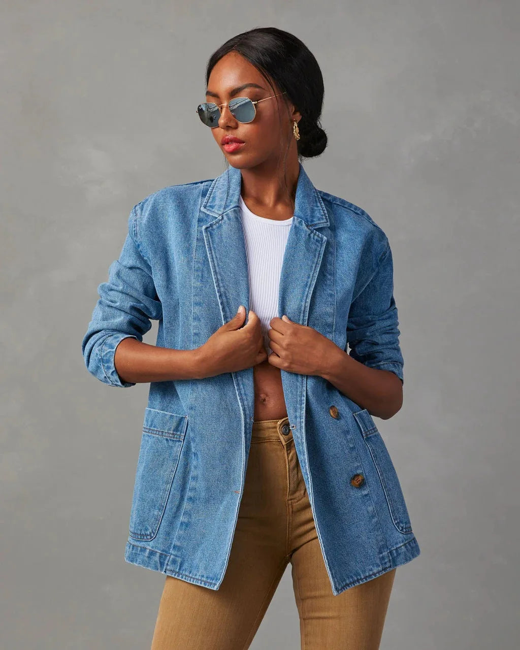 YARA | Moderner Denim-Blazer