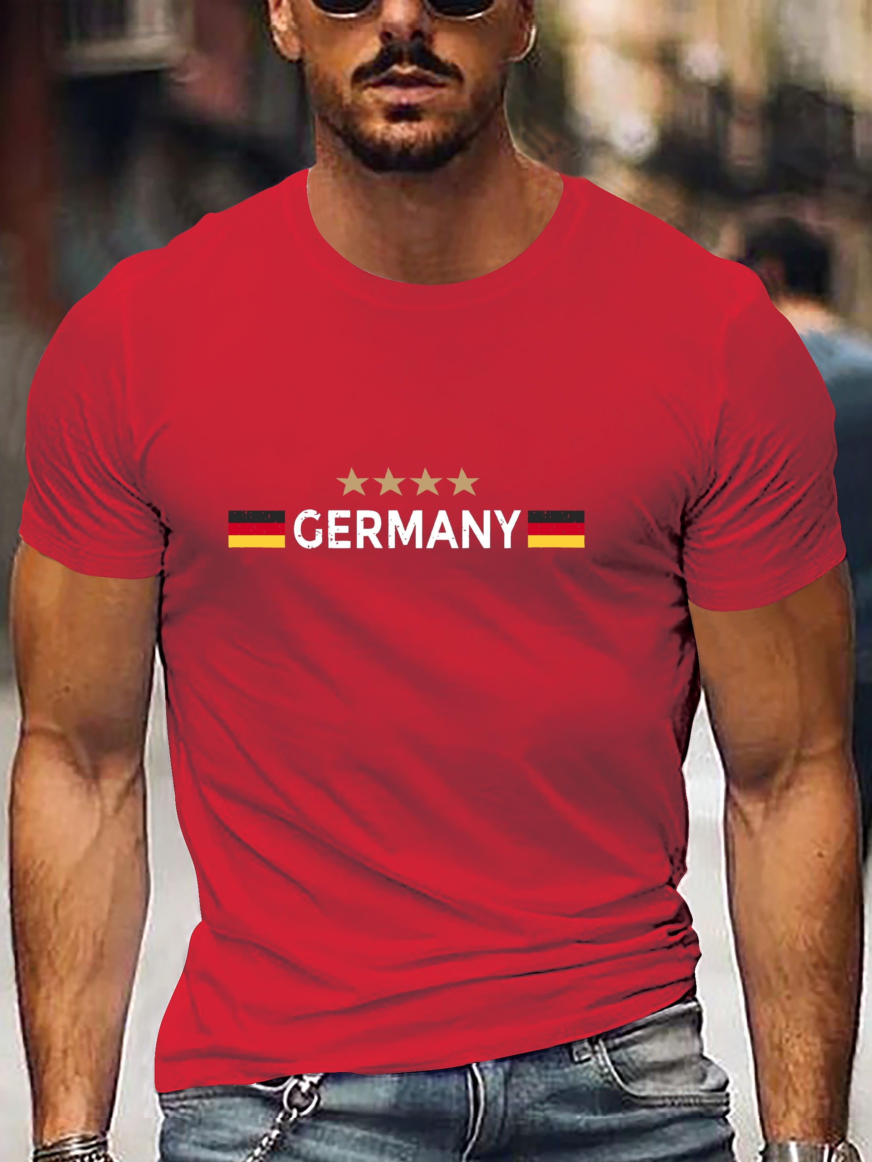 Luka - t-shirt mit deutscher flagge