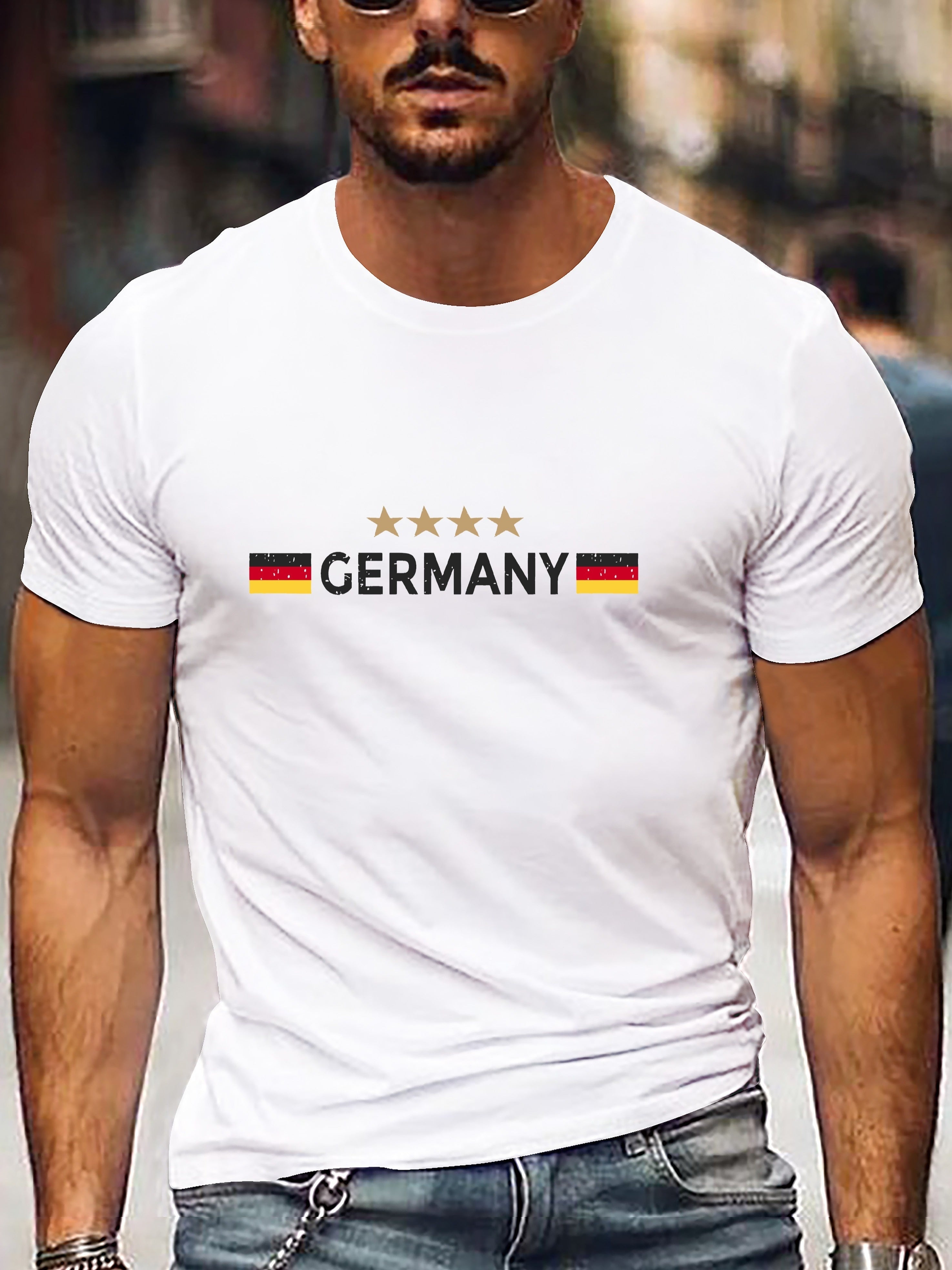 Luka - t-shirt mit deutscher flagge