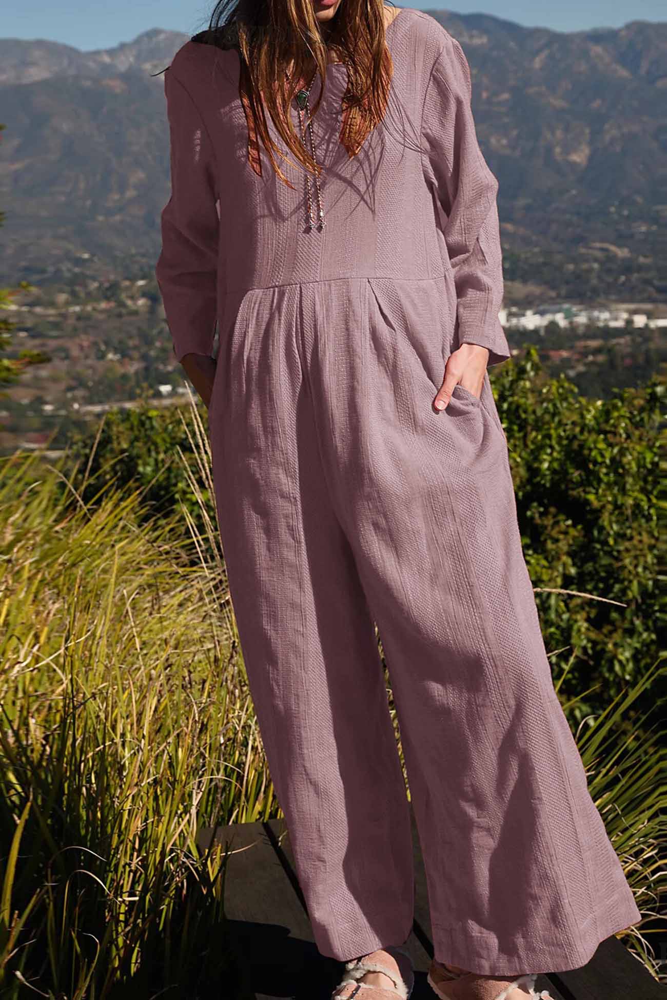 Willow – Olivgrüner Lässiger Overall