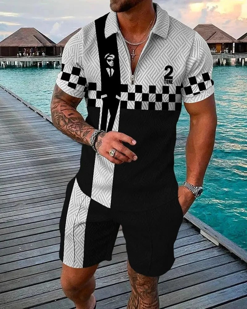 Bruce - Sommer-Poloshirt-Set für Männer