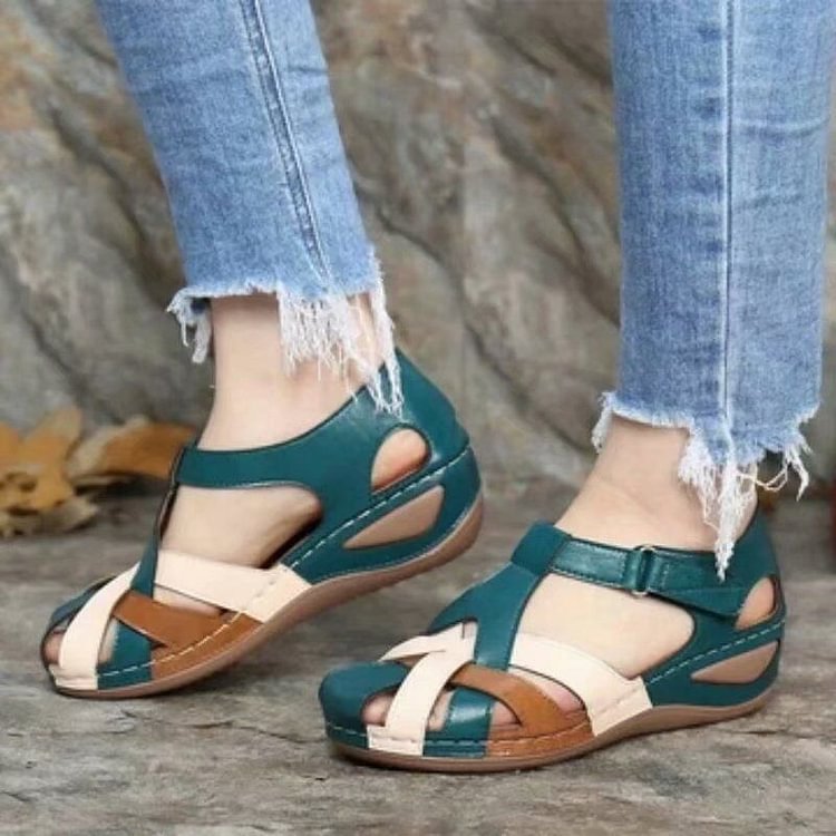 Yvon | Lässige Damen-Sandalen mit Keilabsatz