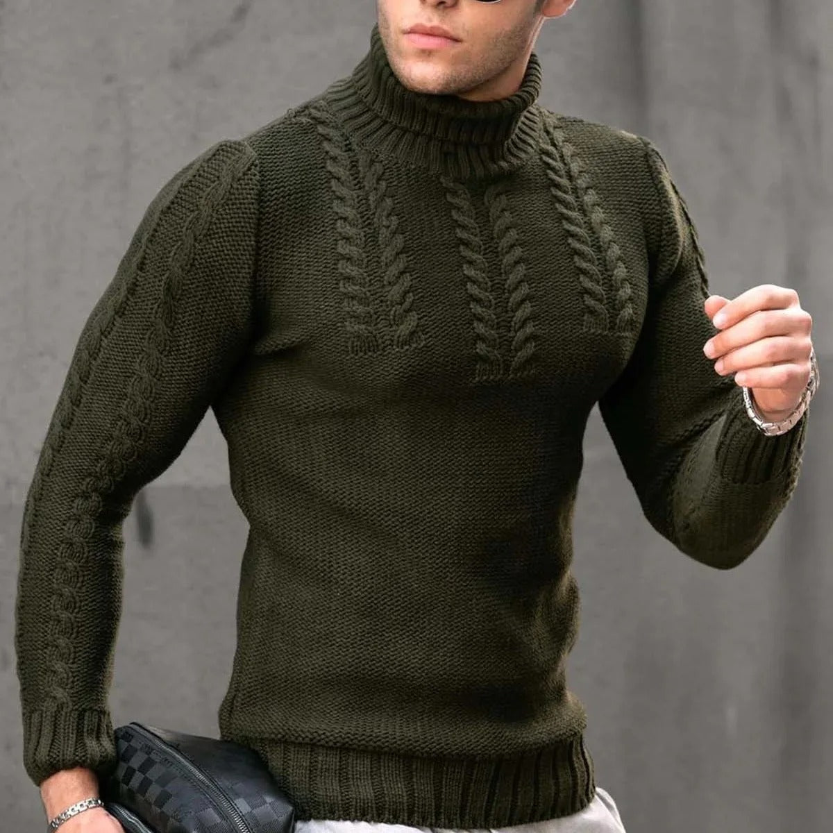 Bernard - Herren-Rollkragenpullover